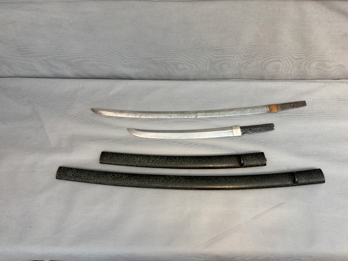 Daisho Of Mounts Consisting Of Two Wakizashi-photo-4