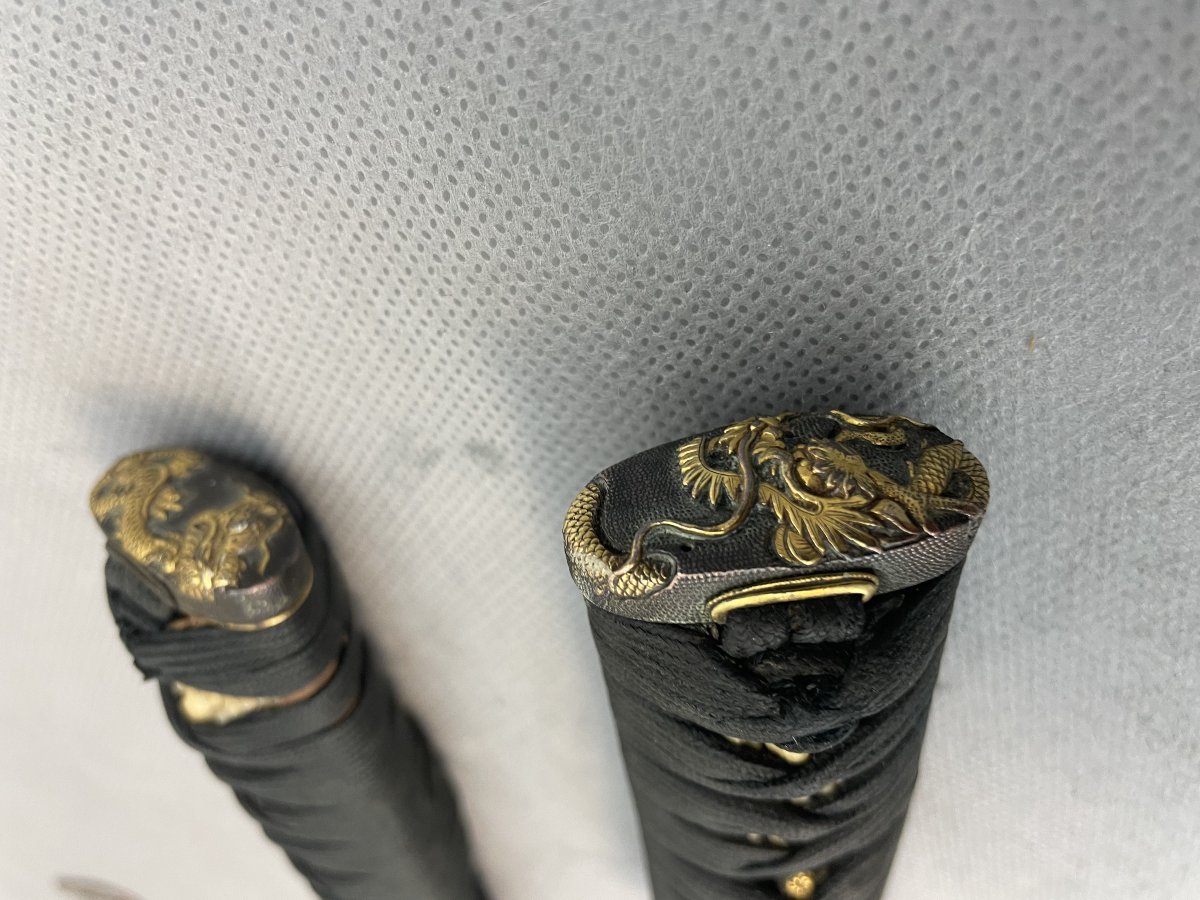 Daisho Of Mounts Consisting Of Two Wakizashi-photo-3