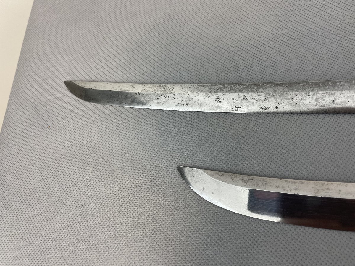 Daisho Of Mounts Consisting Of Two Wakizashi-photo-5