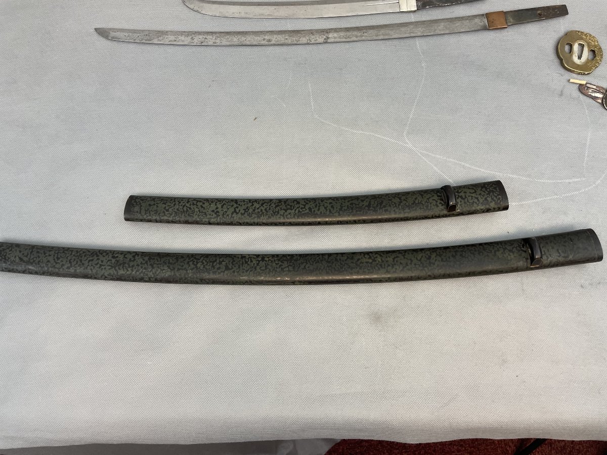 Daisho Of Mounts Consisting Of Two Wakizashi-photo-7