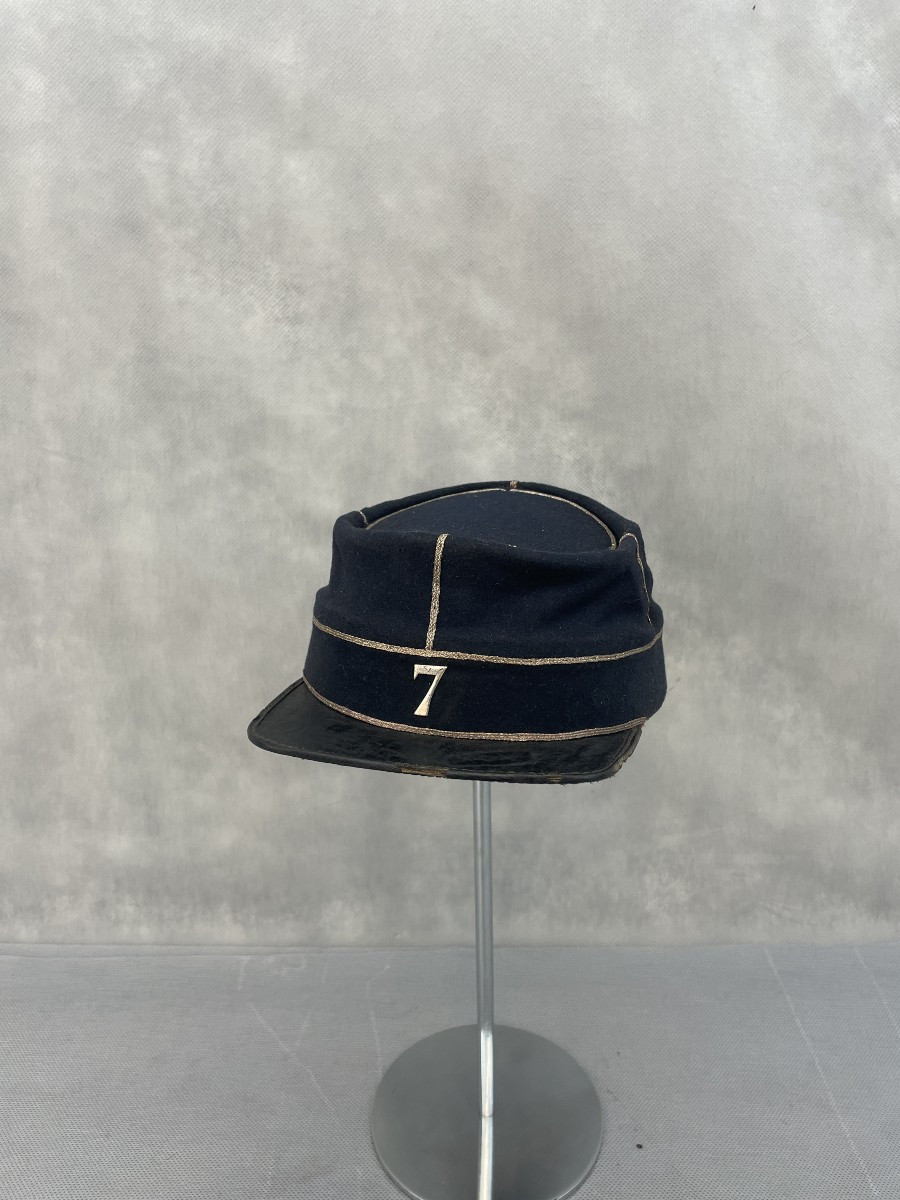 KEPI OFFICIER ou SOUS OFFICIER GARDE NATIONALE  1870  II EMPIRE