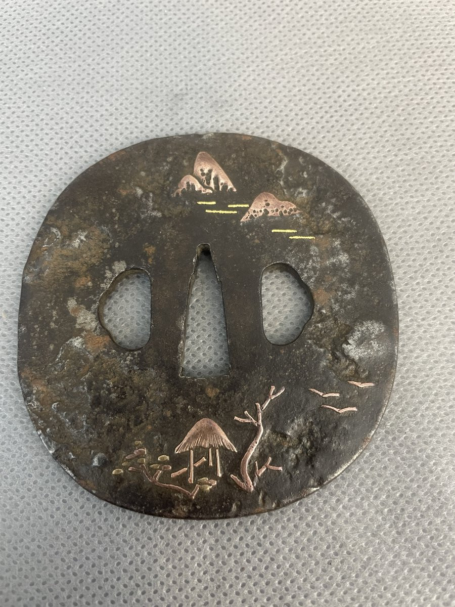 TSUBA époque MI  EDO (1603/1868)-photo-4