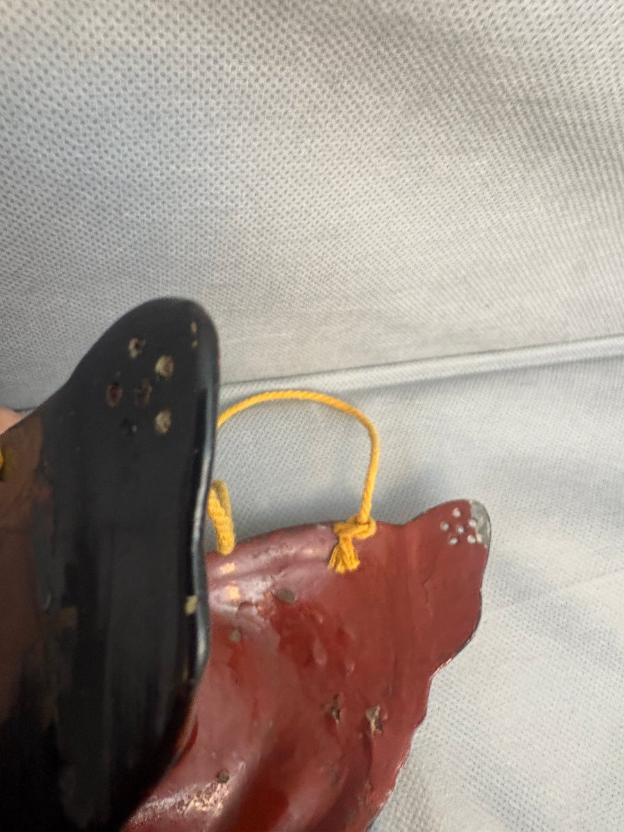 MENPO  période MI- EDO  MASQUE de SAMOURAÎ -photo-5