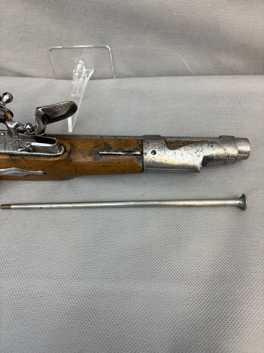 PISTOLET DE CAVALERIE modèle 1763-66 Manufature de LIBREVILLE  période REVOLUTIONNAIRE.-photo-2