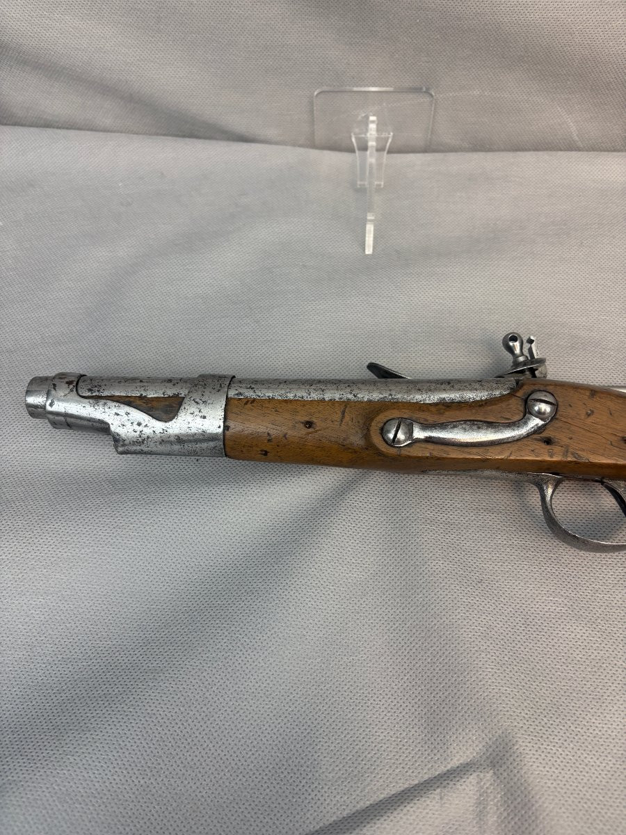 PISTOLET DE CAVALERIE modèle 1763-66 Manufature de LIBREVILLE  période REVOLUTIONNAIRE.-photo-4