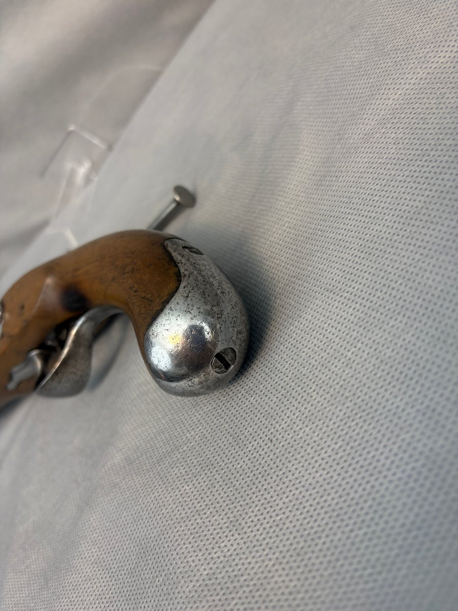 PISTOLET DE CAVALERIE modèle 1763-66 Manufature de LIBREVILLE  période REVOLUTIONNAIRE.-photo-2