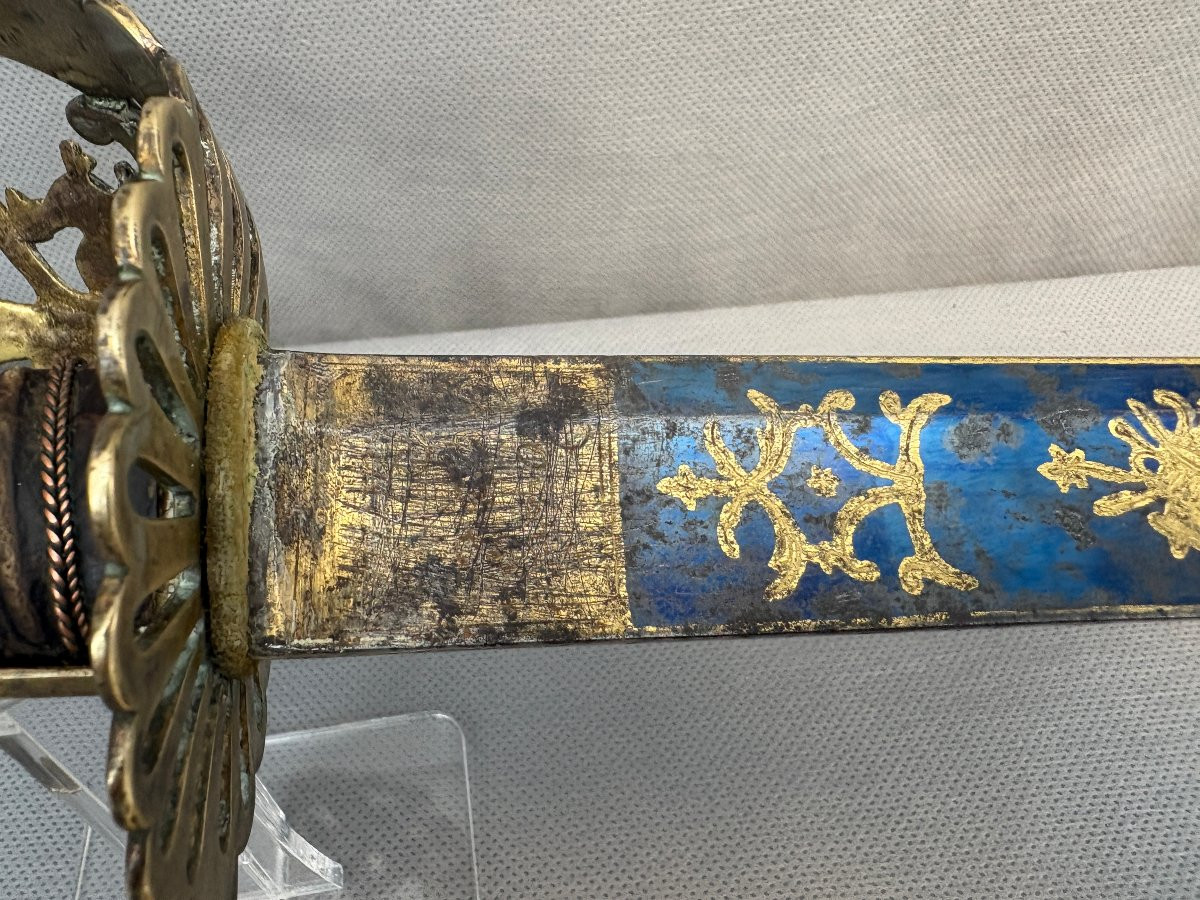 Officer's Sabre Known As The Montmorency Sabre With The < Climbing Lion >-photo-4