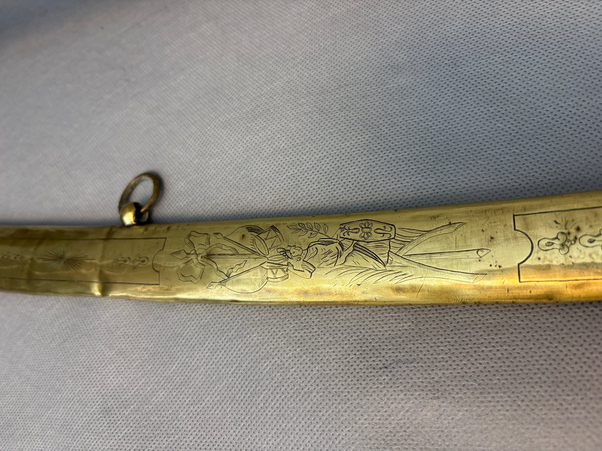 Officer's Sabre Known As The Montmorency Sabre With The < Climbing Lion >-photo-3