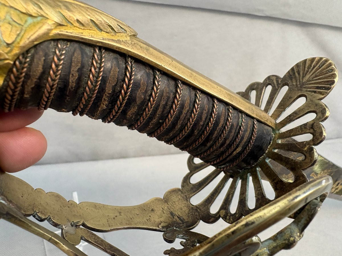 Officer's Sabre Known As The Montmorency Sabre With The < Climbing Lion >-photo-6