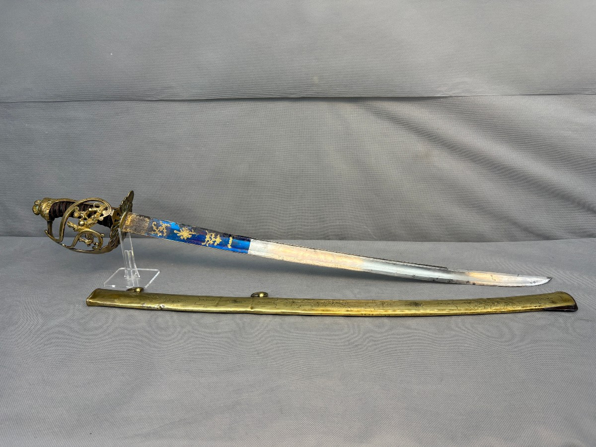 Officer's Sabre Known As The Montmorency Sabre With The < Climbing Lion >
