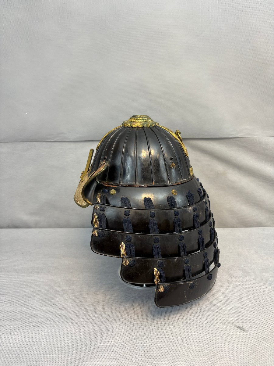 KABUTO de forme SUJI-BACHI  période fin EDO -photo-2