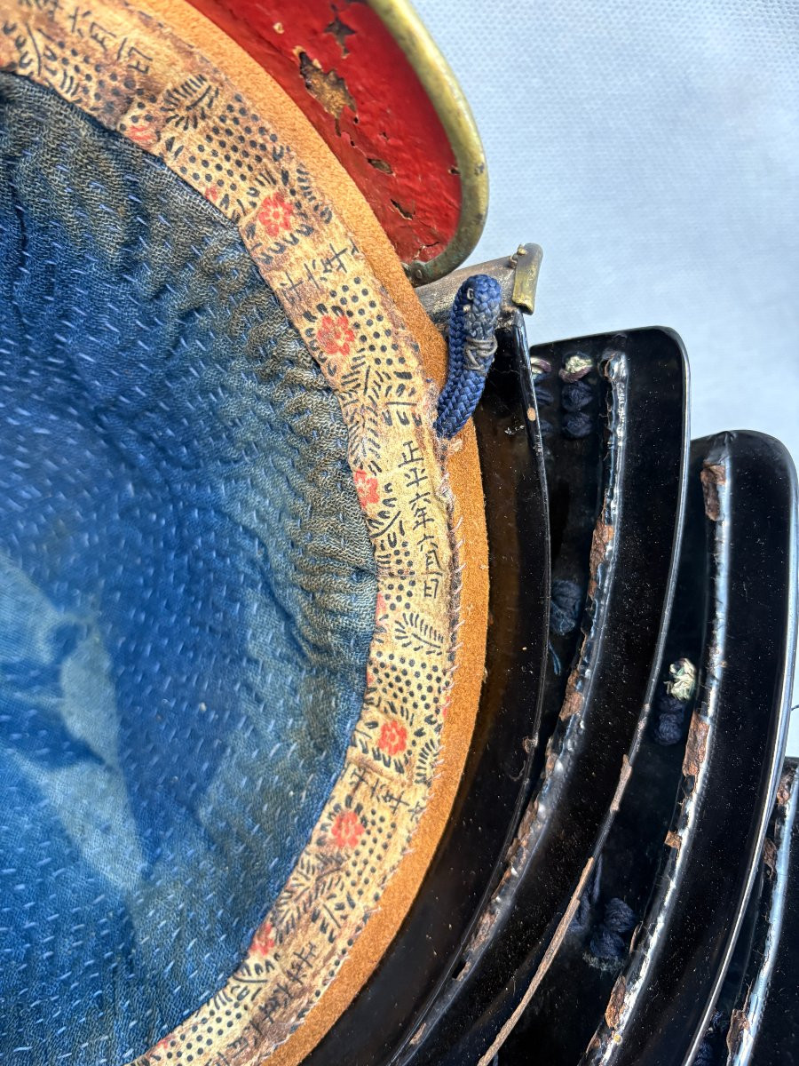 KABUTO de forme SUJI-BACHI  période fin EDO -photo-5