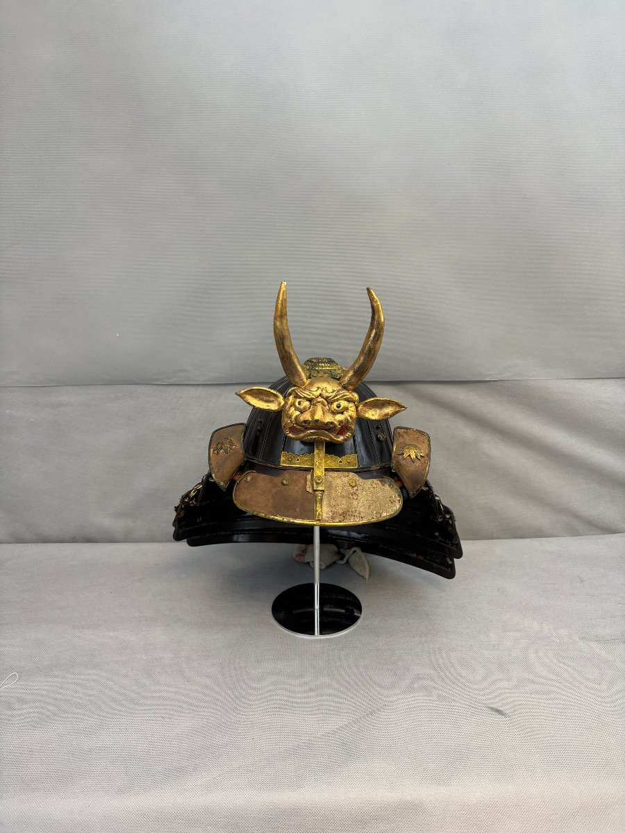 KABUTO de forme SUJI-BACHI  période fin EDO -photo-7