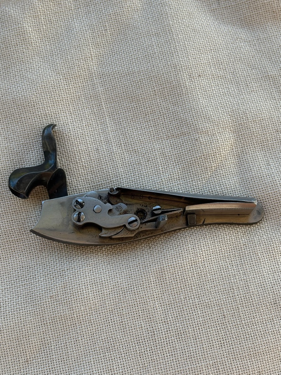 Pistolet de voyage ou d'officier par JAMES BEATTIE à LONDRE-photo-2