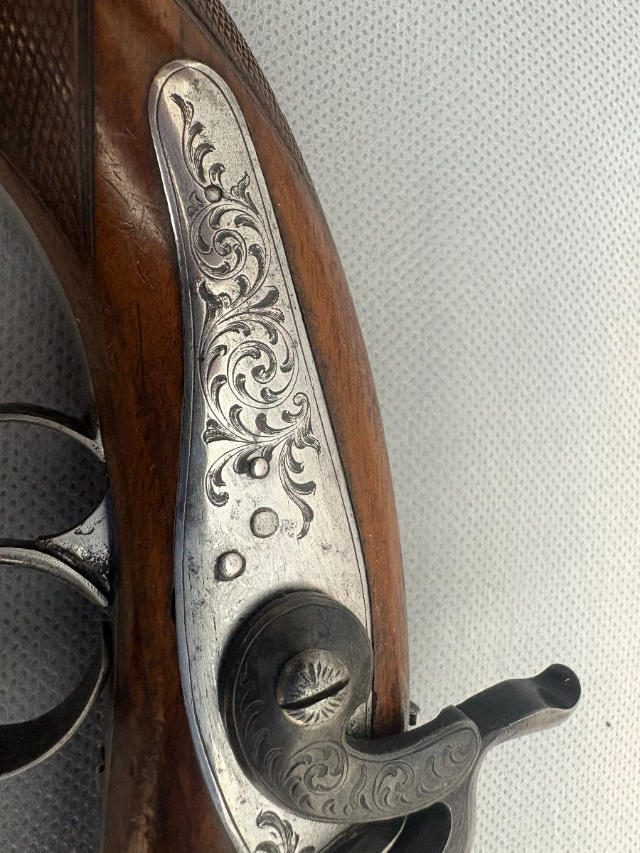 Pistolet de voyage ou d'officier par JAMES BEATTIE à LONDRE-photo-6