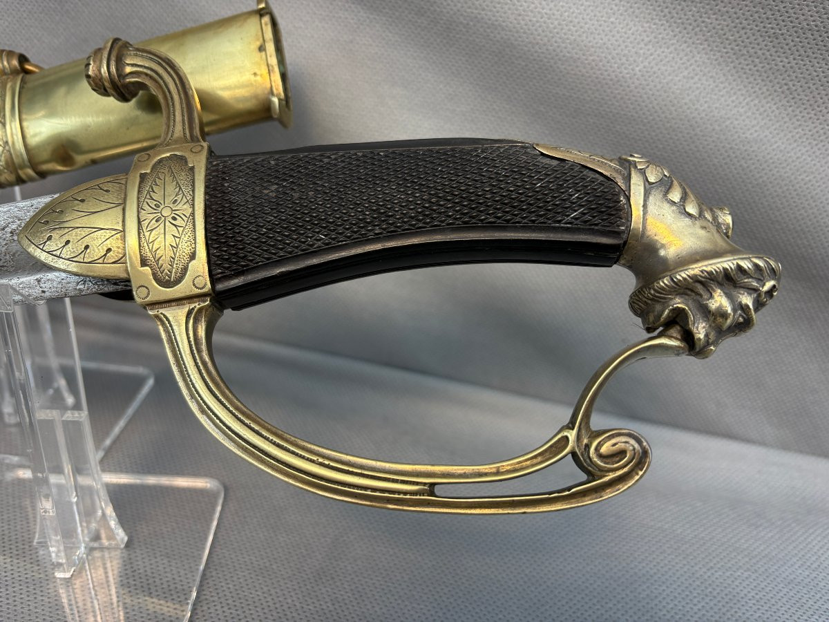 1 St Empire Light Cavalry Officer's Saber-photo-1