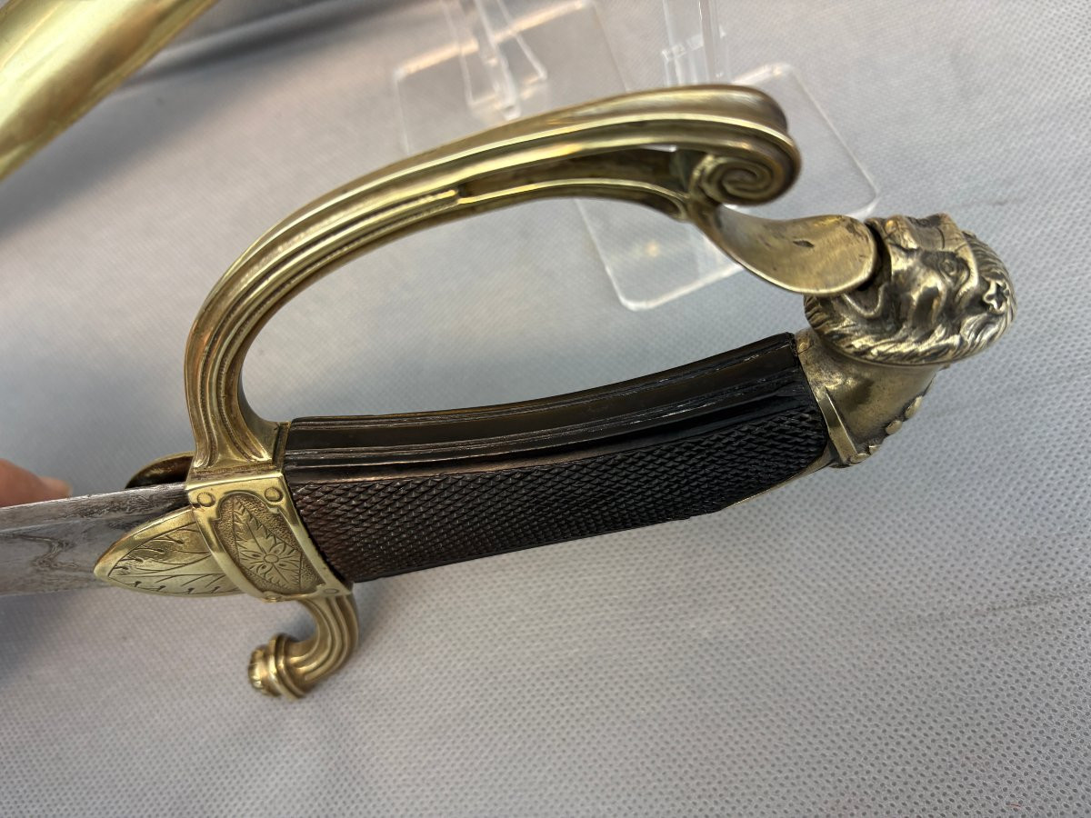 1 St Empire Light Cavalry Officer's Saber-photo-2