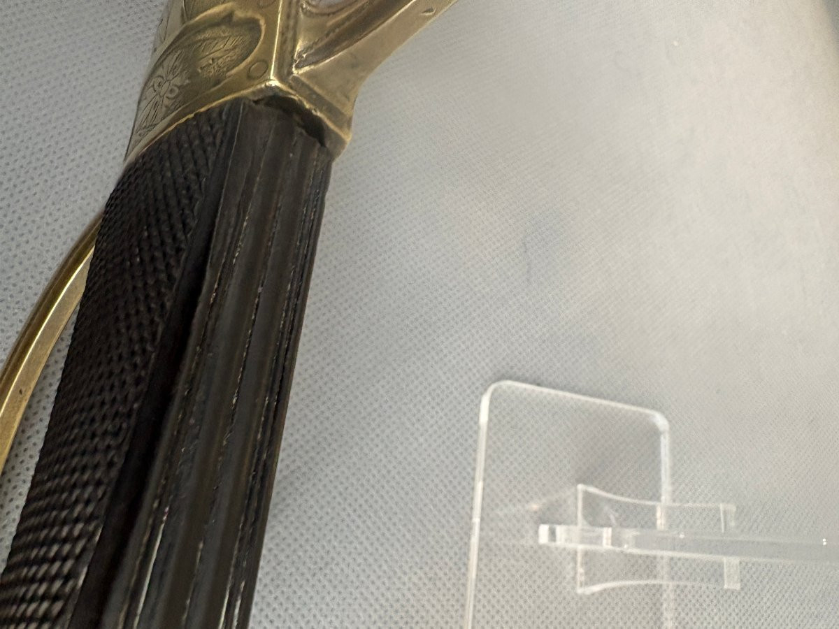 1 St Empire Light Cavalry Officer's Saber-photo-8