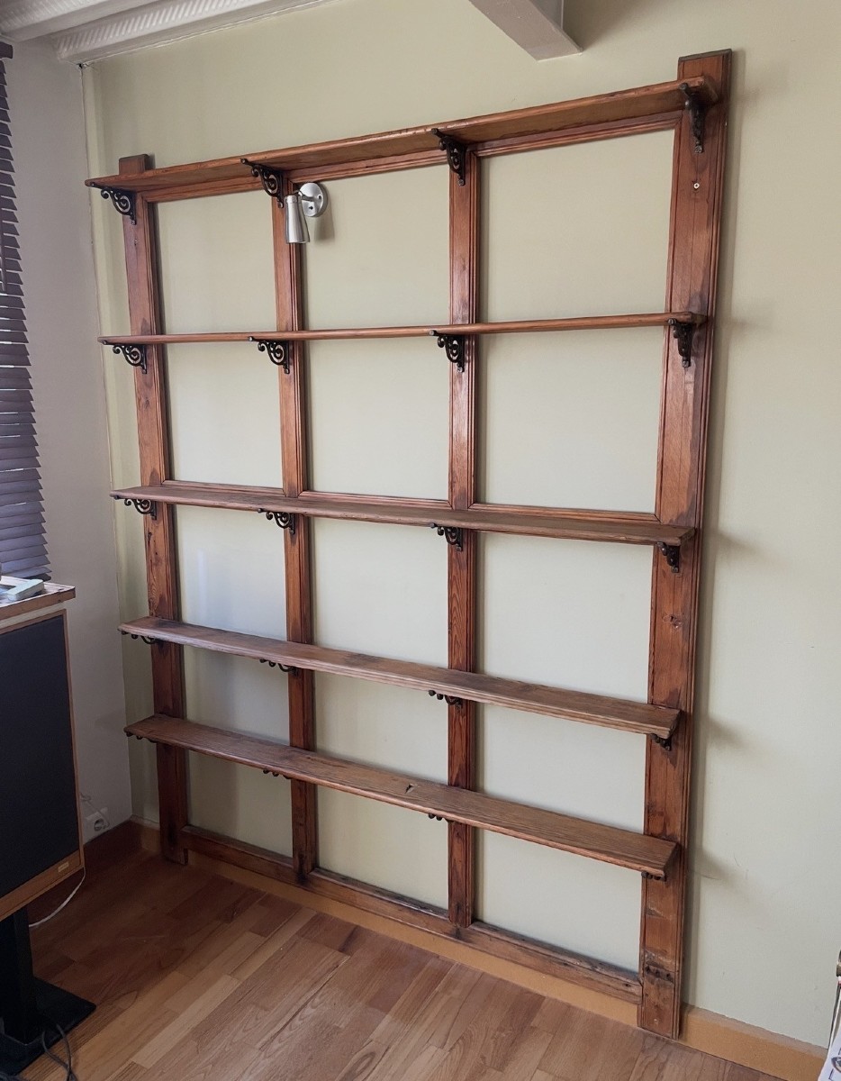 VERRIER / ETAGERES DE BISTROT, VERS 1900