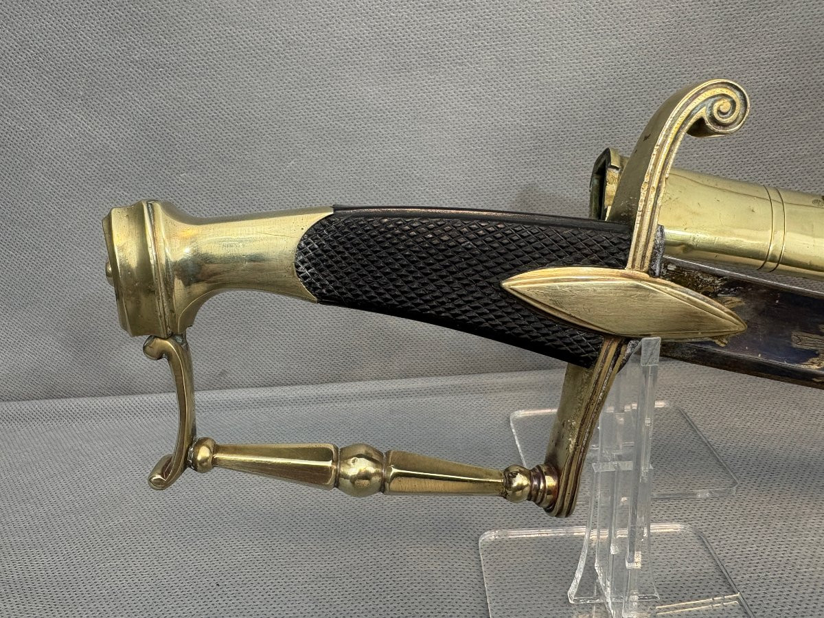 SABRE D'OFFICIER DE CAVALERIE LEGERE  CONSULAT EMPIRE-photo-1