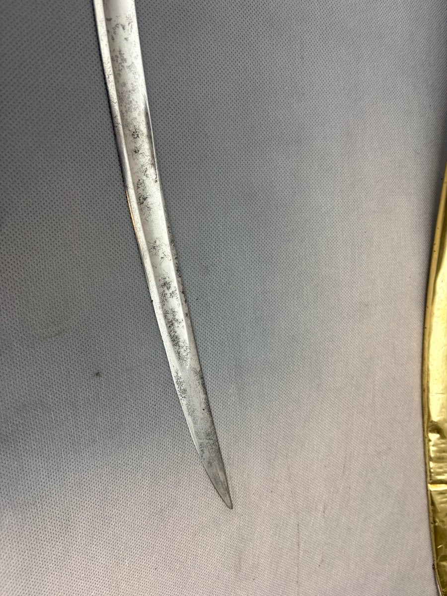 SABRE D'OFFICIER DE CAVALERIE LEGERE  CONSULAT EMPIRE-photo-4