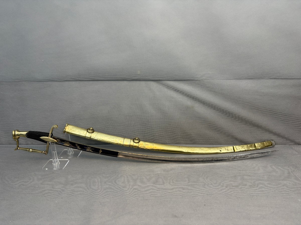 SABRE D'OFFICIER DE CAVALERIE LEGERE  CONSULAT EMPIRE