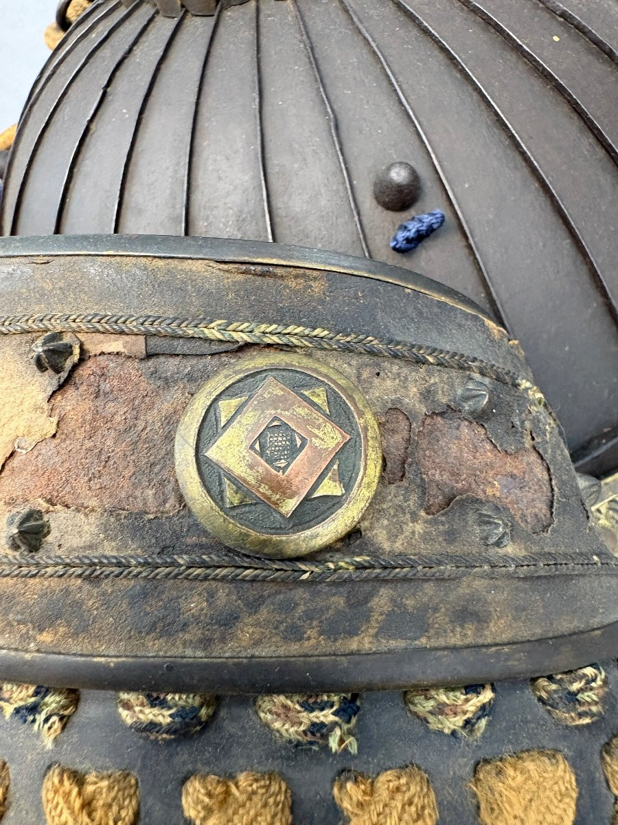 Kabuto Helmet By Samourai Edo Period-photo-1