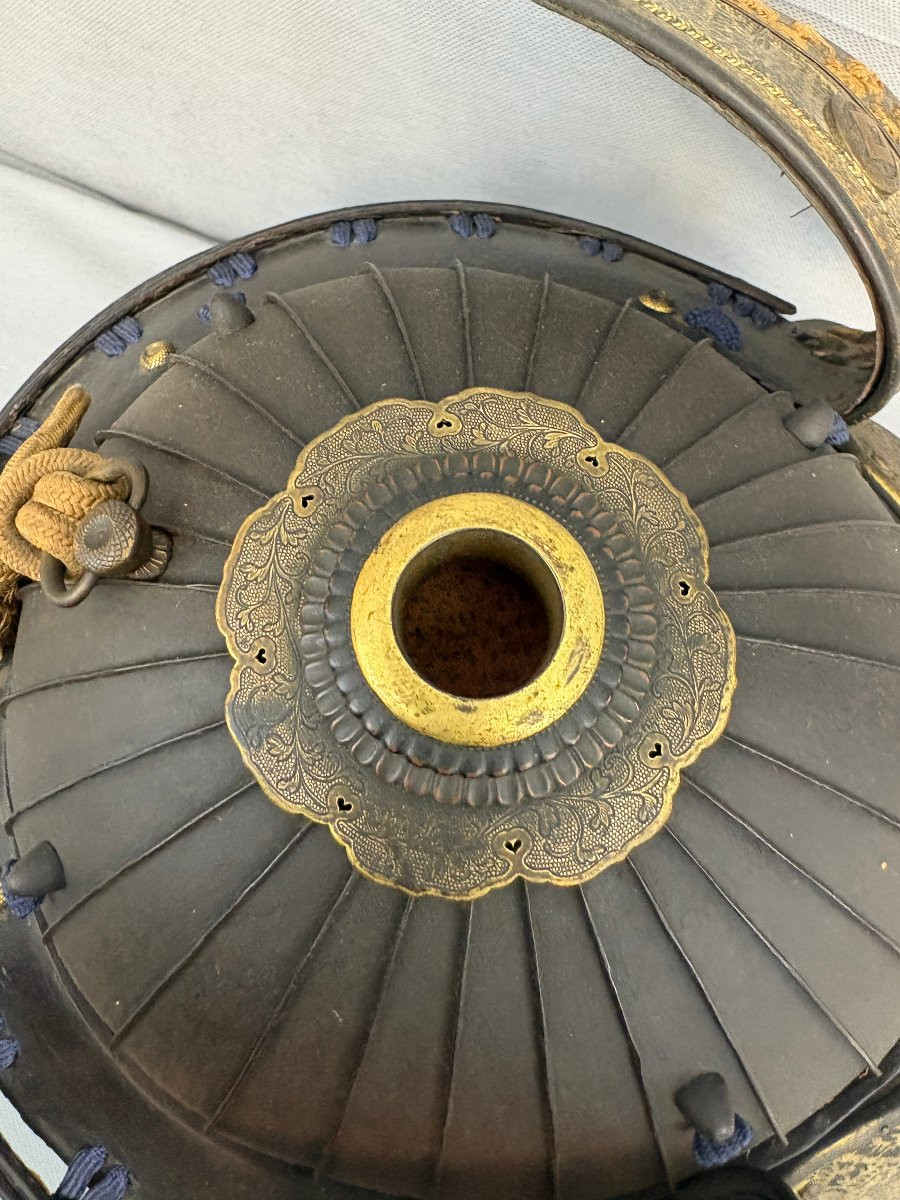 Kabuto Helmet By Samourai Edo Period-photo-2