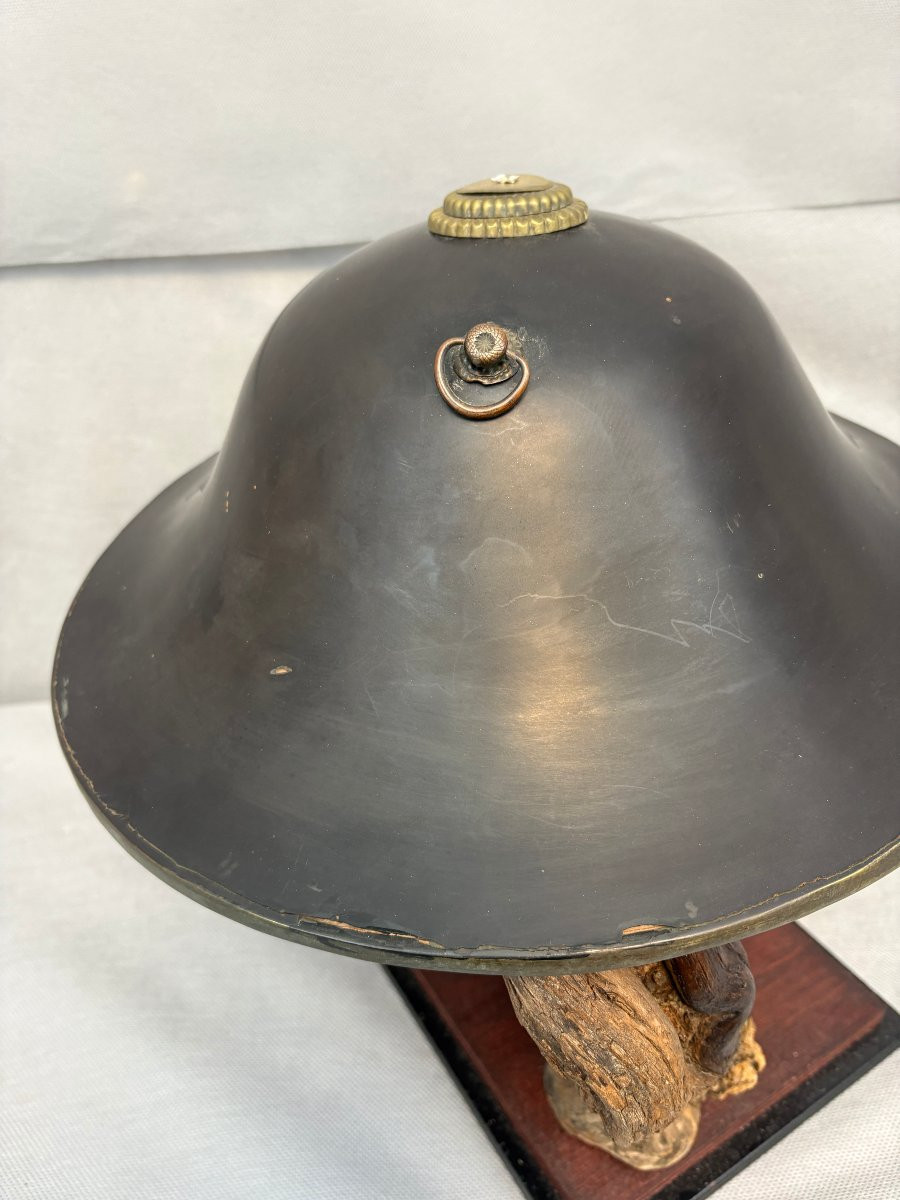 Jingasa Helmet By Samourai Edo Period-photo-3