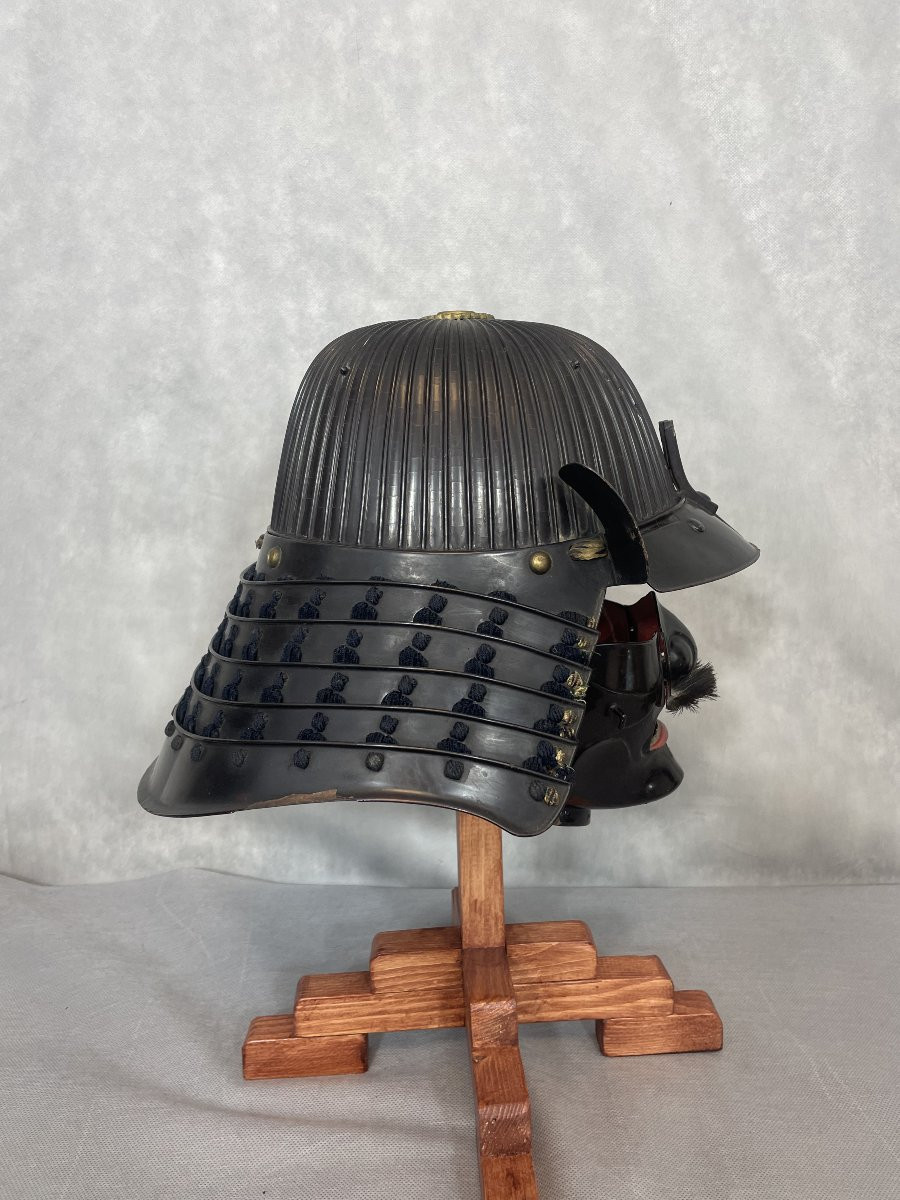 Kabuto Samourai Helmet Early Edo Period Signed-photo-3