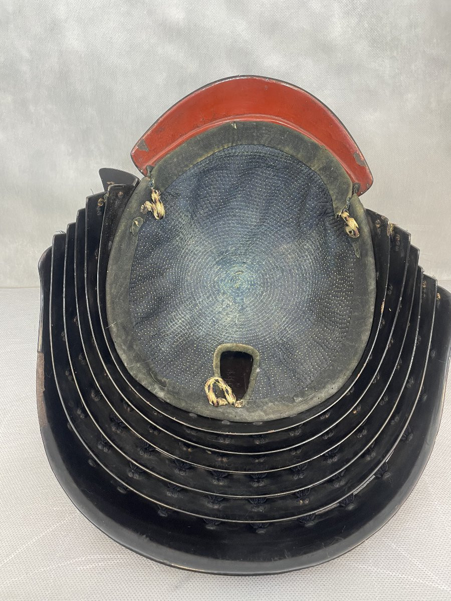 Kabuto Samourai Helmet Early Edo Period Signed-photo-7