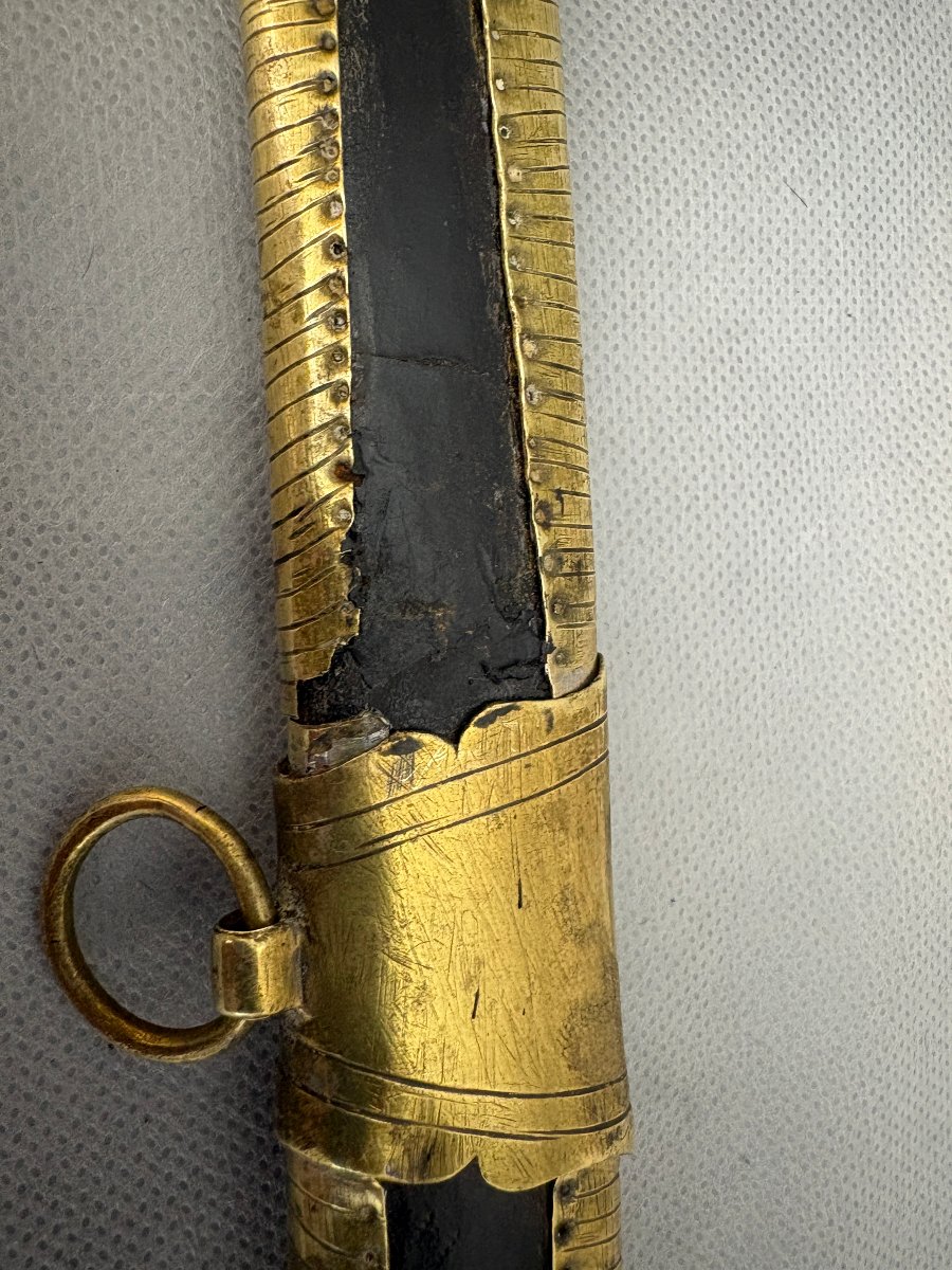 SABRE d'OFFICIER de CAVALERIE LEGERE HUSSARD fin XVIII SIECLE -photo-7