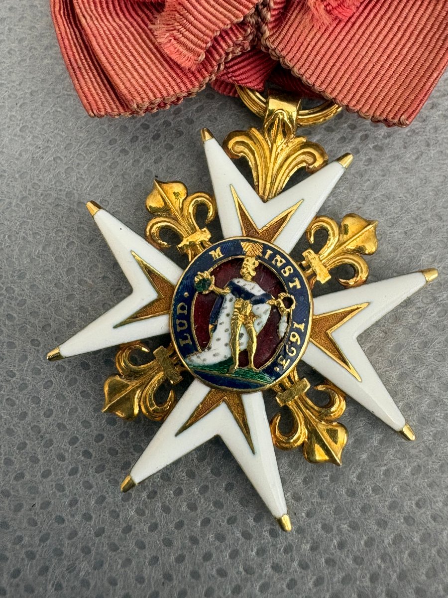 CROIX de CHEVALIER de l'ordre de SAINT LOUIS  époque LOUIS XVI-photo-1