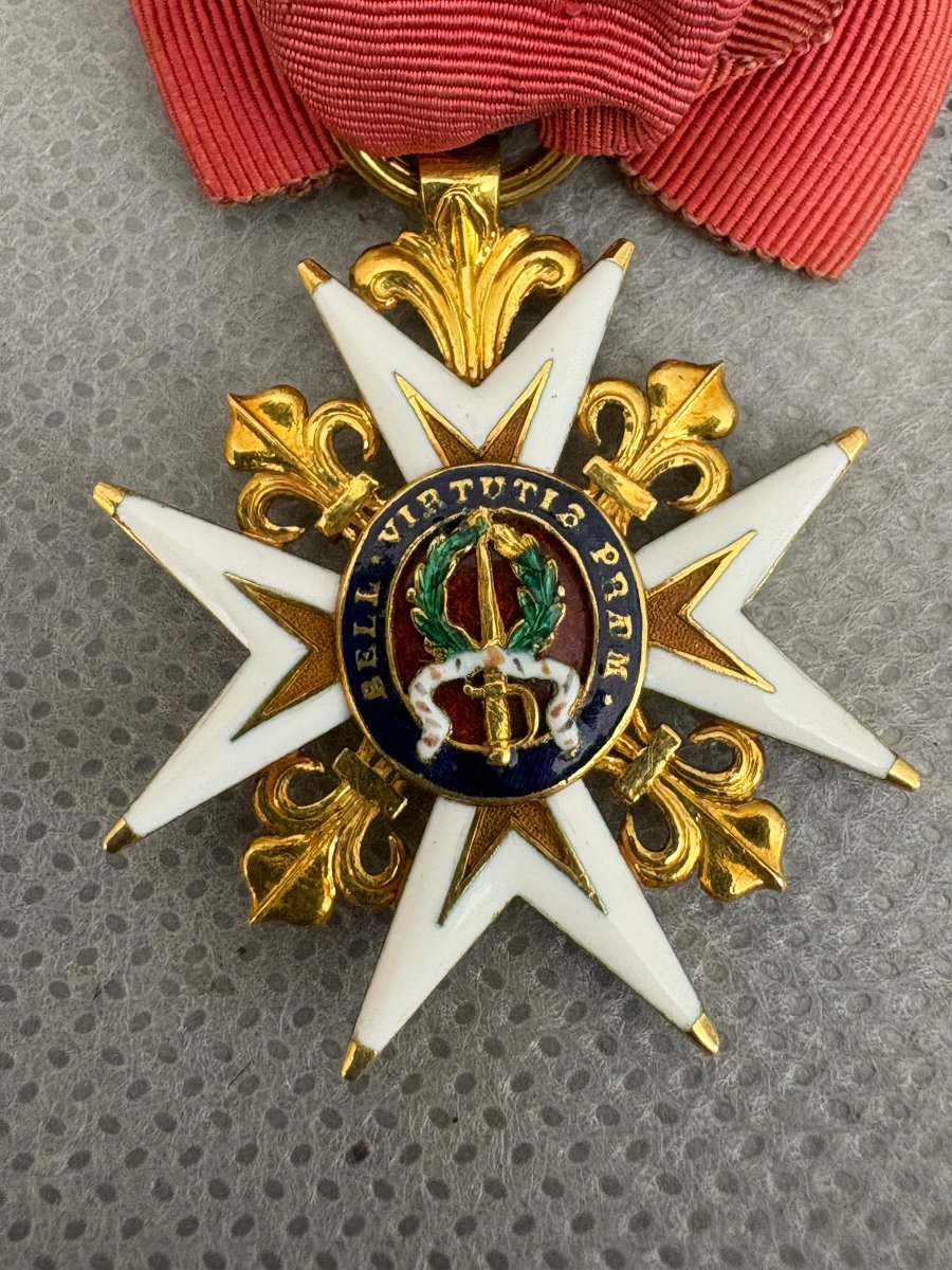 CROIX de CHEVALIER de l'ordre de SAINT LOUIS  époque LOUIS XVI-photo-2