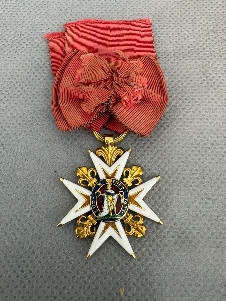CROIX de CHEVALIER de l'ordre de SAINT LOUIS  époque LOUIS XVI