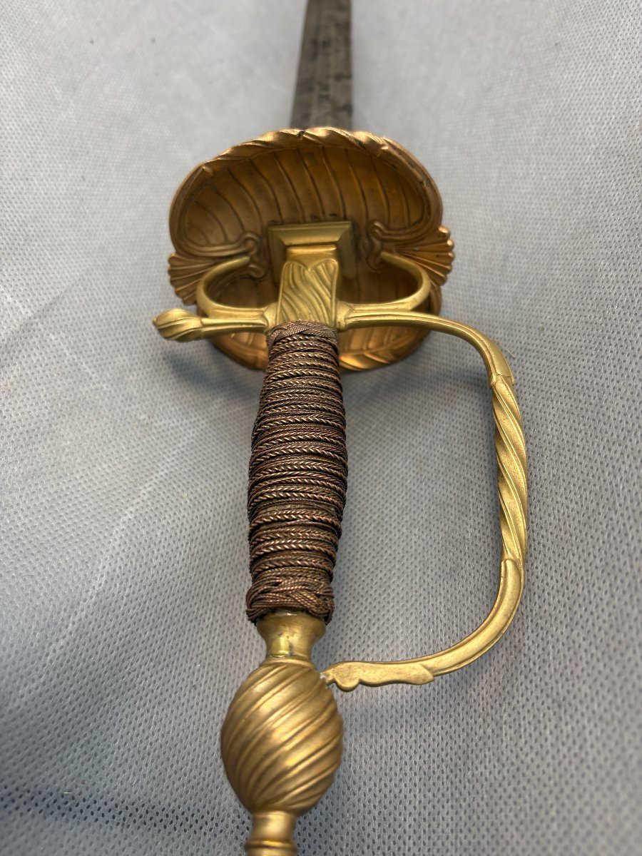 EPEE d'officier XVIII ème siècles -photo-2