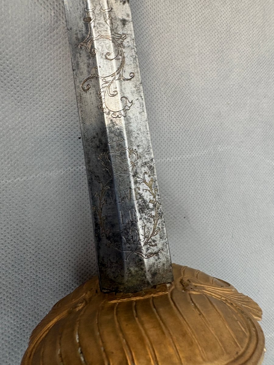 EPEE d'officier XVIII ème siècles -photo-1