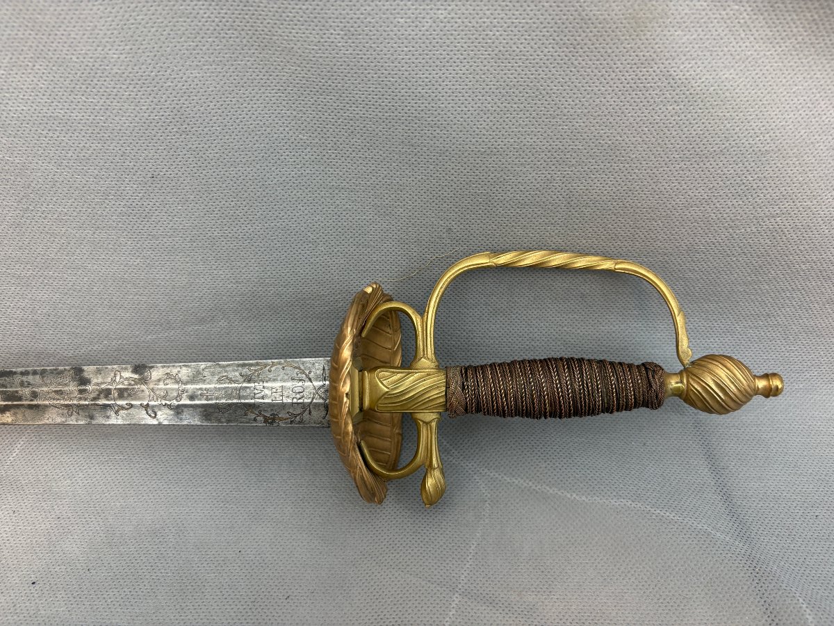 EPEE d'officier XVIII ème siècles 