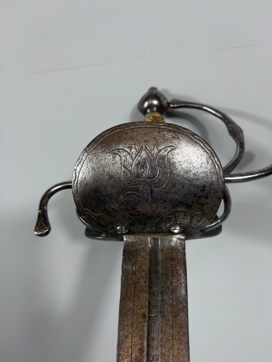 FORTE EPEE  d'OFFICIER aux ARMES du PORTUGAL .-photo-3