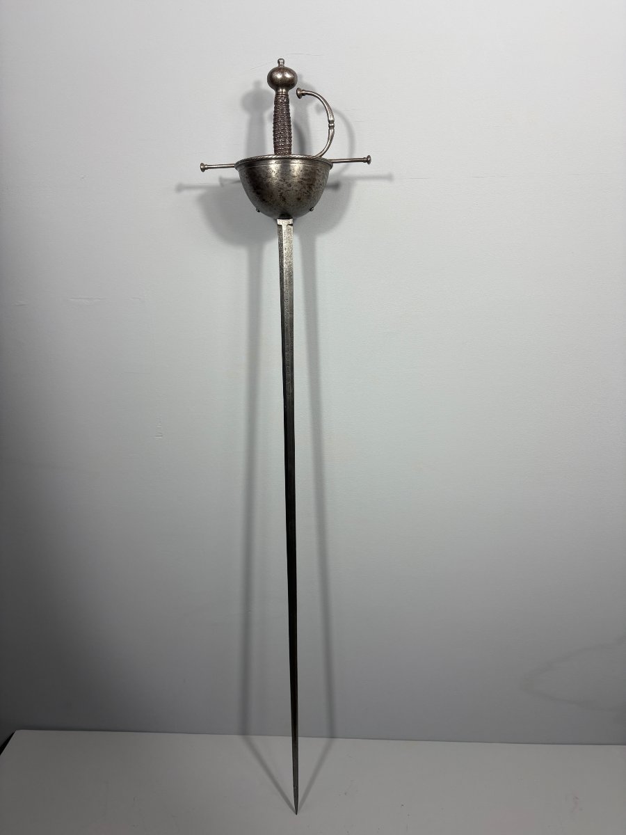 Shell-handled Sword, Known As The "taza" Spanish Sword From Toledo 