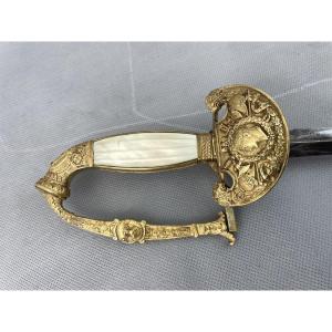 EPEE d'OFFICIER 1 ER EMPIRE  avec la   TÊTE de L'EMPEREUR
