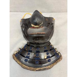 MENPO  période MI- EDO  MASQUE de SAMOURAÎ 