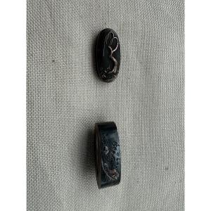 Fuchi And Kachira Japanese Sabre Katana ,wakisashi Or Tanto Edo Period