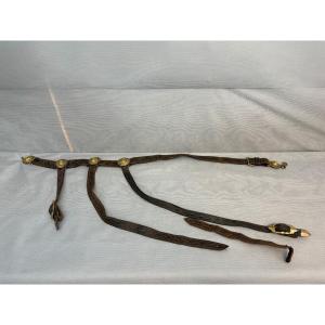 CEINTURON D'OFFICIER DE HUSSARD fin 18éme  CONSULAT EMPIRE