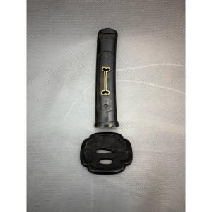Tsuba And Tsuka In Wood