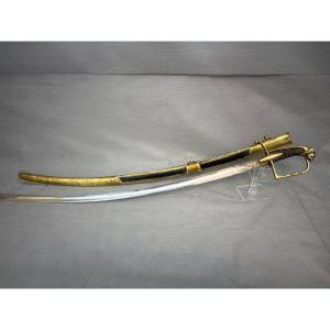 SABRE d'OFFICIER de CAVALERIE LEGERE HUSSARD fin XVIII SIECLE