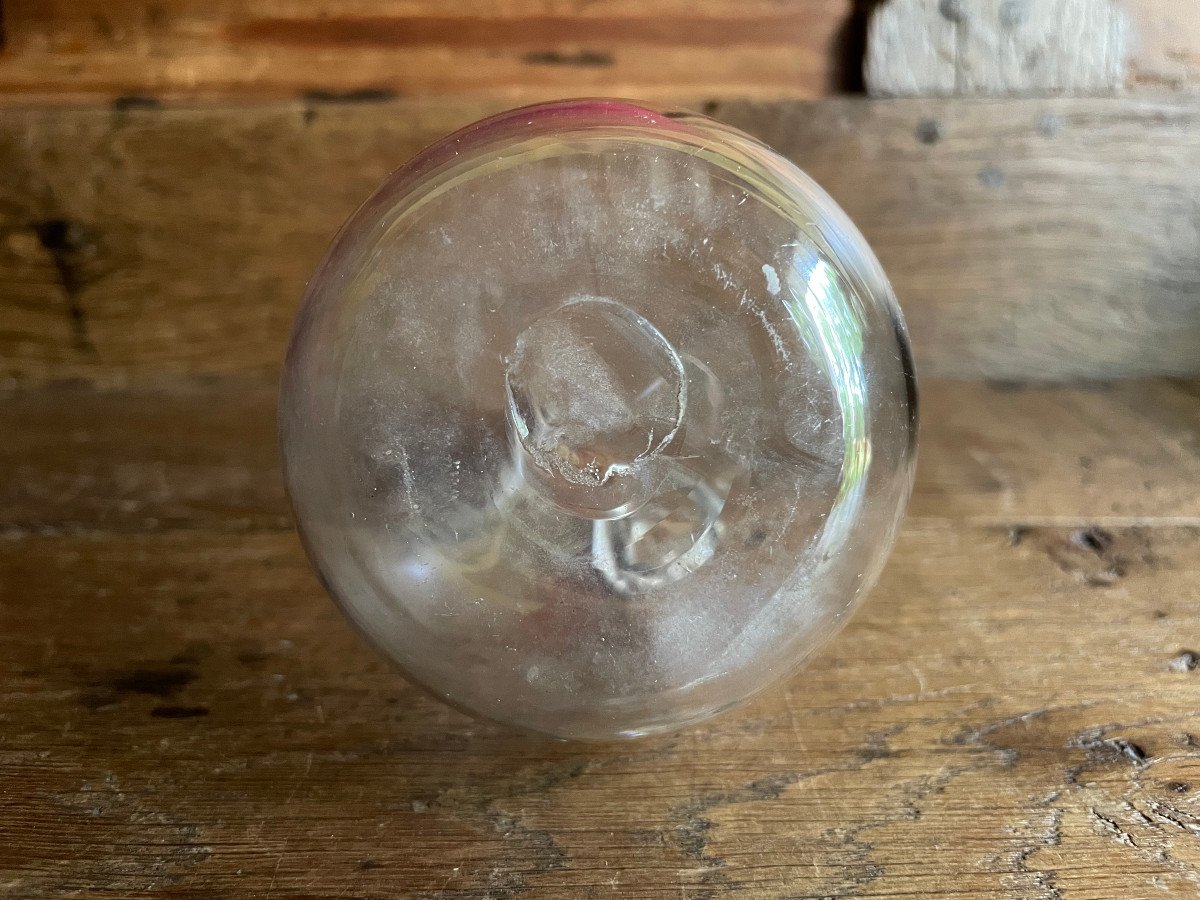 Biberon en Verre Soufflé Translucide - Verrerie début XIXème-photo-2