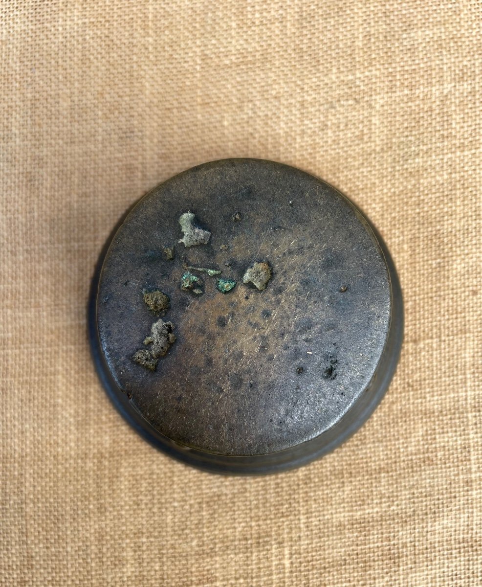Bronze Mortar - Dubois Aupuy - Four Faces Of Putti - 18th Century-photo-6