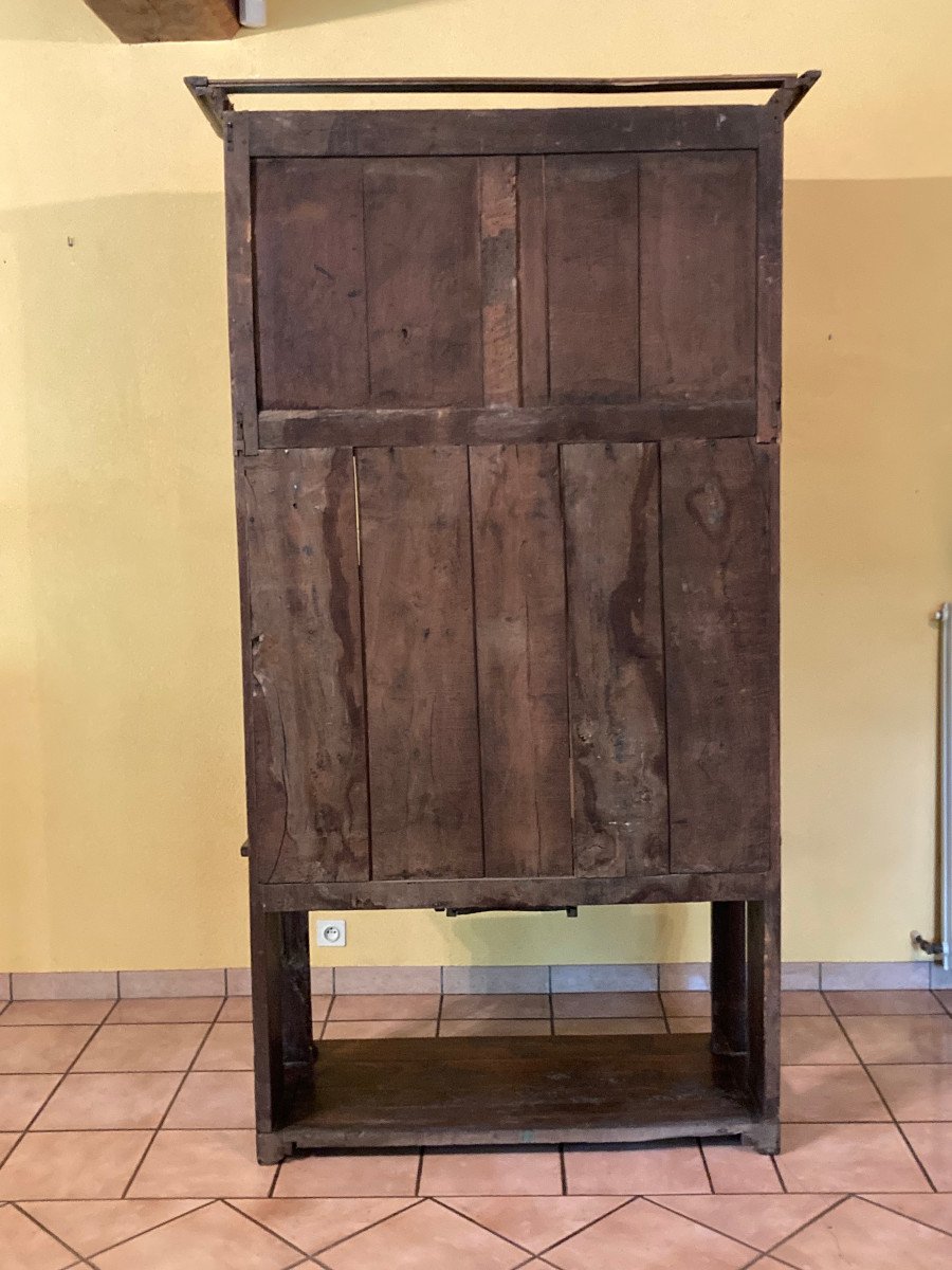 Faux-palier Vaisselier Garde-manger Normand Début XIXème -photo-3