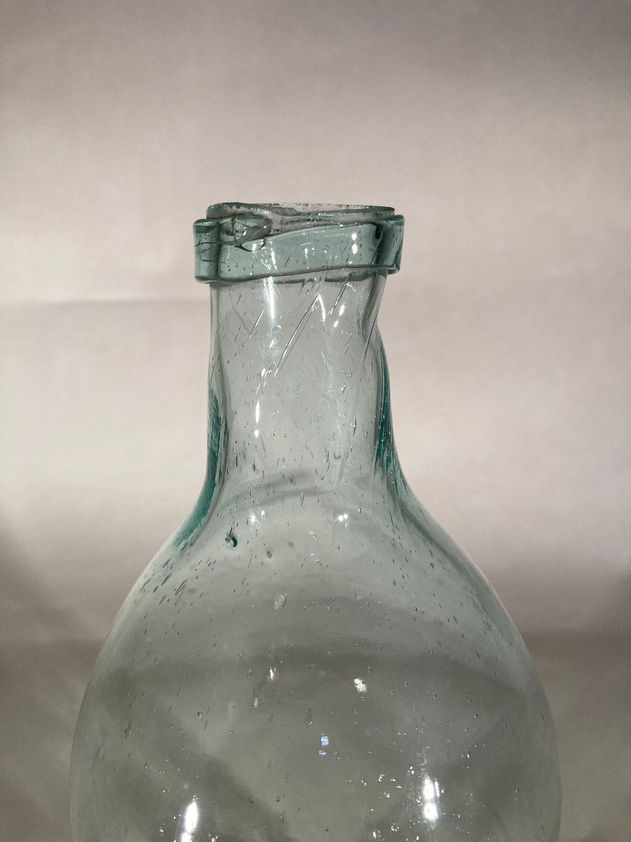 Glass Dowel - Minnow Bottle - Fish Trap - 18th Century Folk Art Glassware-photo-4